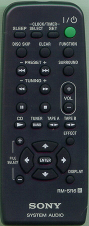 SONY 1-477-078-11 RMSR6 Genuine  OEM original Remote