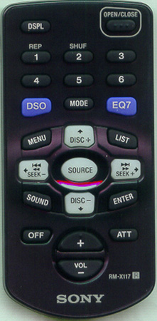 SONY 1-477-110-13 RMX117 Genuine  OEM original Remote