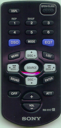 SONY 1-477-110-14 RMX117 Genuine  OEM original Remote