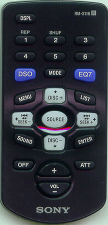 SONY 1-477-110-24 RMX118 Genuine  OEM original Remote