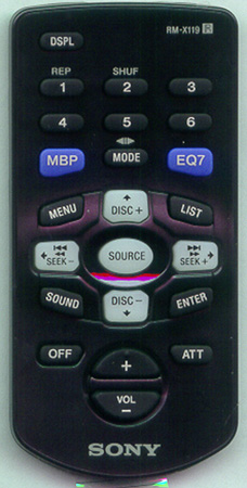 SONY 1-477-110-34 RMX119 Genuine  OEM original Remote