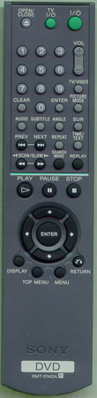 SONY 1-477-168-11 RMTD142A Genuine  OEM original Remote