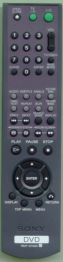 SONY 1-477-211-11 RMTD145A Refurbished Genuine OEM Original Remote