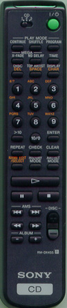 SONY 1-477-214-11 RMDX455 Genuine  OEM original Remote