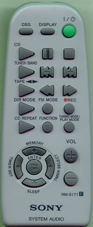 SONY 1-477-239-11 RM-S171 Genuine OEM original Remote