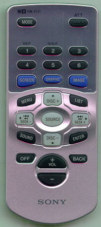 SONY 1-477-261-11 RMX131 Genuine  OEM original Remote