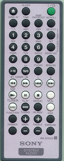 SONY 1-477-277-11 RMSCEX5 Refurbished Genuine OEM Original Remote