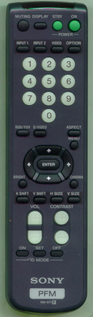 SONY 1-477-278-11 RM971 Genuine  OEM original Remote