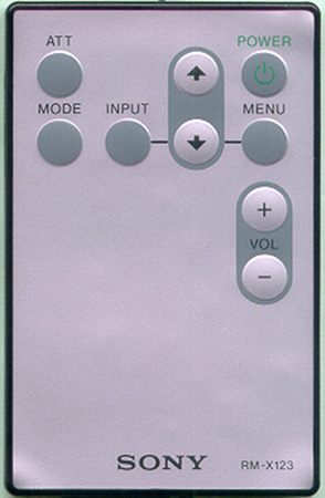 SONY 1-477-472-11 RMX123 Genuine OEM original Remote