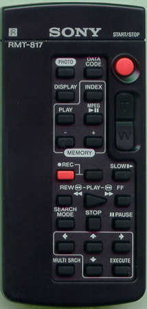 SONY 1-477-641-21 RMT817 Genuine  OEM original Remote
