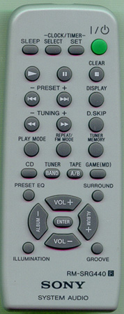 SONY 1-477-716-11 RMSRC440 Genuine  OEM original Remote
