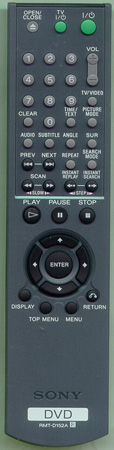 SONY 1-477-723-11 RMTD152A Genuine  OEM original Remote