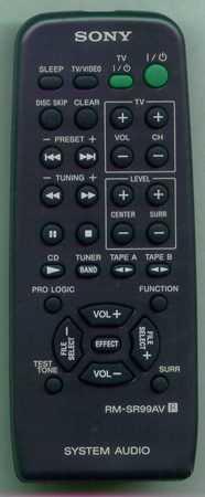 SONY 1-477-780-11 RMSR99AV Genuine OEM original Remote