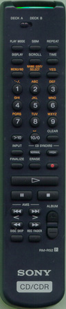 SONY 1-477-901-11 RMR52 Genuine  OEM original Remote