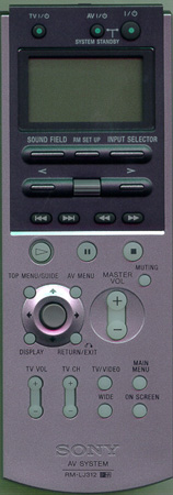 SONY 1-478-001-11 RMLJ312 Genuine  OEM original Remote