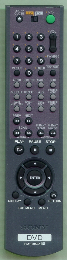 SONY 1-478-015-11 RMTD159A Refurbished Genuine OEM Original Remote