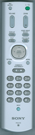 SONY 1-478-144-13 PCSR1 Genuine  OEM original Remote