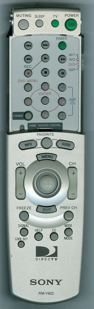 SONY 1-478-176-11 RMY822 Refurbished Genuine OEM Original Remote