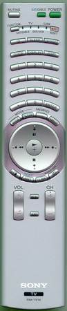 SONY 1-478-337-11 RMY914 Genuine  OEM original Remote