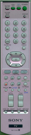 SONY 1-478-381-11 RMY1104 Genuine  OEM original Remote