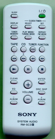 SONY 1-478-518-11 RM-SC3 Genuine  OEM original Remote