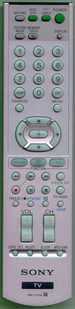 SONY 1-478-522-11 RMY1106 Genuine  OEM original Remote