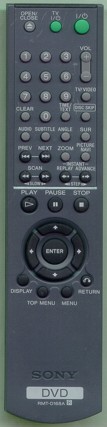 SONY 1-478-546-11 RMTD168A Refurbished Genuine OEM Original Remote