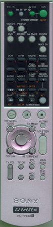 SONY 1-478-620-11 RMPP860 Genuine  OEM original Remote