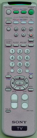 SONY 1-478-707-11 RMY195 Genuine  OEM original Remote