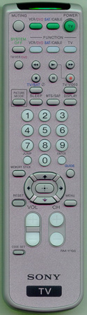 SONY 1-478-708-11 RMY196 Genuine  OEM original Remote