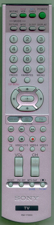 SONY 1-478-772-12 RMY1003 Genuine  OEM original Remote