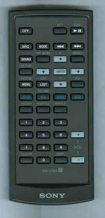 SONY 1-479-078-31 RMX704 Genuine  OEM original Remote