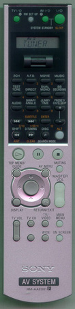 SONY 1-479-152-11 RMAAE001 Genuine  OEM original Remote