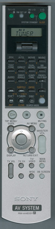 SONY 1-479-152-12 RMAAE001 Genuine  OEM original Remote