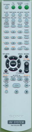 SONY 1-479-223-11 RMADU001 Genuine  OEM original Remote