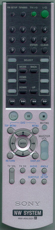 SONY 1-479-269-11 RMANU001 Genuine  OEM original Remote