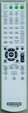 SONY 1-479-641-11 RM-ADU003 Genuine OEM original Remote