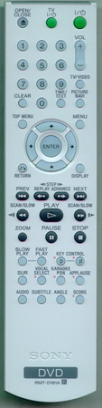 SONY 1-479-672-11 RMTD181A Genuine OEM original Remote