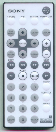 SONY 1-479-792-11 RMTDVE7000 Genuine  OEM original Remote
