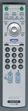 SONY 1-479-983-11 RMFW001 Genuine OEM original Remote