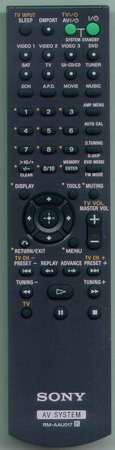 SONY 1-480-099-21 RM-AAU017 Genuine OEM original Remote