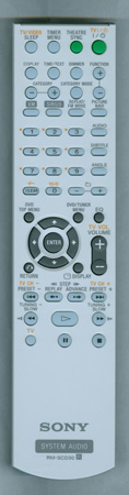 SONY 1-480-190-11 RM-SCD30 Genuine OEM original Remote