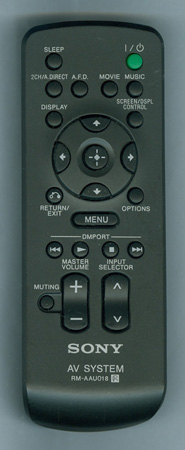 SONY 1-480-276-11 RMAAU018 Genuine  OEM original Remote