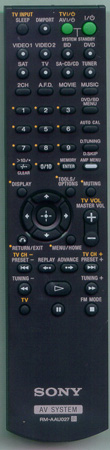 SONY 1-480-590-21 RMAAU027 Genuine OEM original Remote