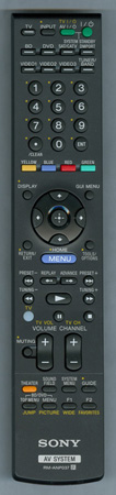 SONY 1-487-215-11 RMANP037 Genuine  OEM original Remote