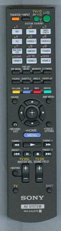 SONY 1-487-613-11 RMAAU073 Genuine  OEM original Remote