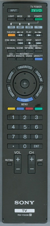 SONY 1-487-710-12 RM-YD036 Genuine OEM original Remote
