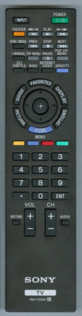 SONY 1-487-765-11 RMYD041 Genuine  OEM original Remote