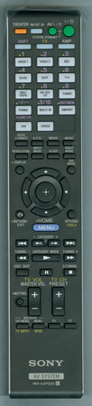 SONY 1-487-854-11 RMAAP025 Genuine  OEM original Remote