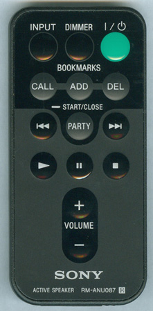 SONY 1-487-942-12 RMANU087 Genuine  OEM original Remote